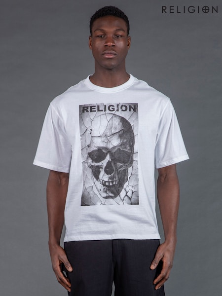 Religion White Crack T-Shirt (V14060) | €53
