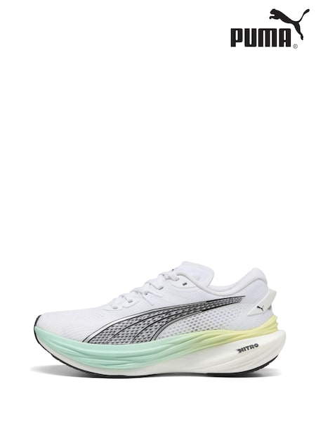 Puma White Womens Deviate NITRO™ 3 Running Shoes (V14099) | €199