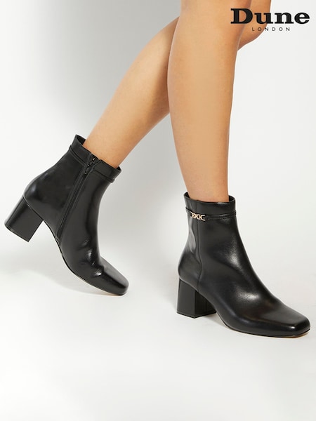Dune London Oaklee Side Buckle Block Heels (V14286) | R$ 1.470