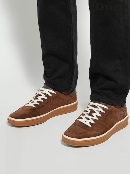 Dune London Brown Tony Cupsole Trainers (V14313) | €118