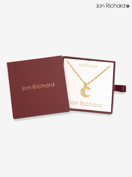 Jon Richard Gold 18K Plated Celestial Pendant - Gift Box (V14574) | €25