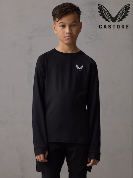 Castore Black Sports Base Layer Long Sleeve T-Shirt (V14650) | AED82 - AED105