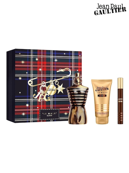 Jean Paul Gaultier Le Male Elixir Parfum 75ml Gift Set (Worth £112) (V15091) | €115.50