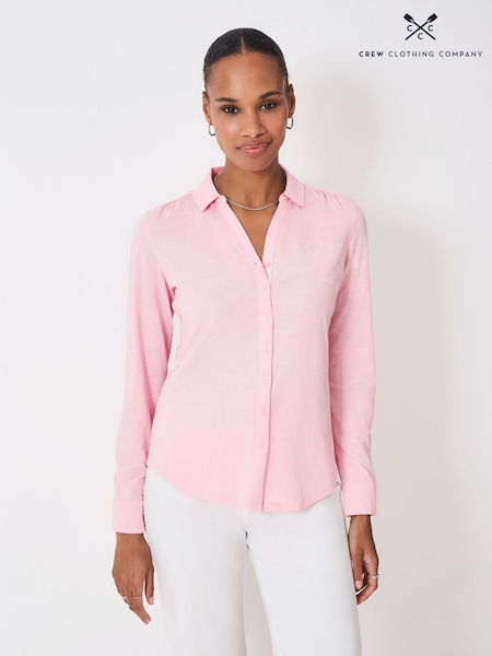 Crew Clothing Pink Jersey Shirt (V15410) | €52
