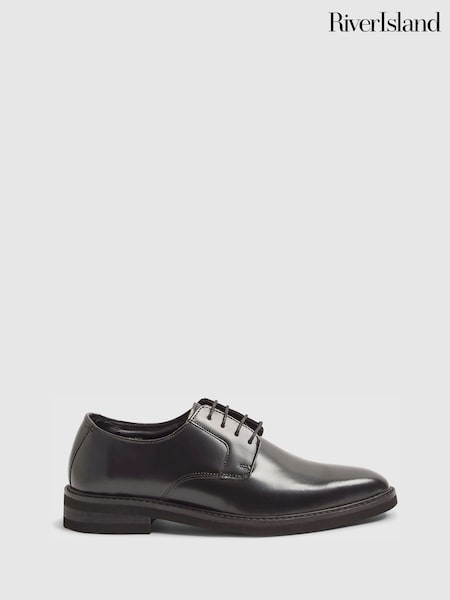 River Island Leather Pointed Derby Shoes (V15822) | 79 €