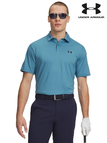 Blue - Regular Under Armour Matchplay Polo Shirt