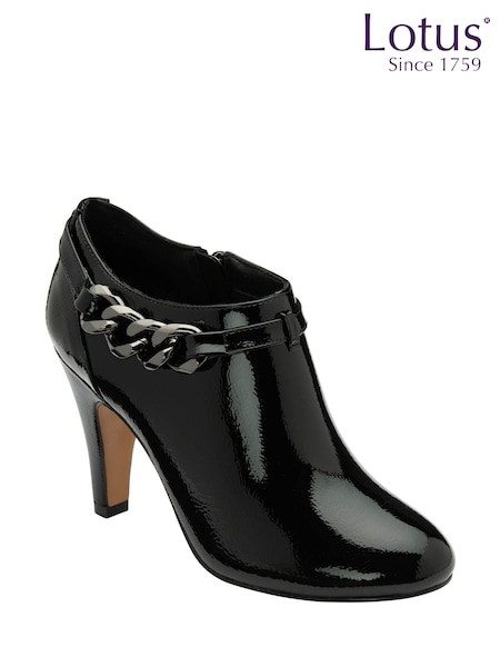 Lotus Black Heeled Shoe Boots (V16131) | €83