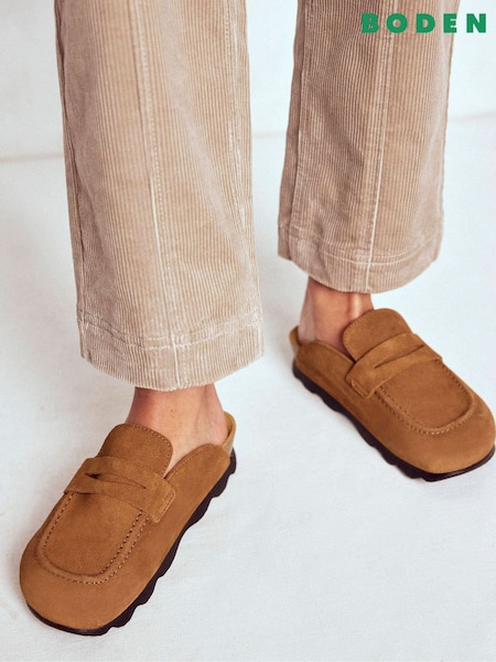 Boden Brown Suede Mule Clogs (V16162) | € 150