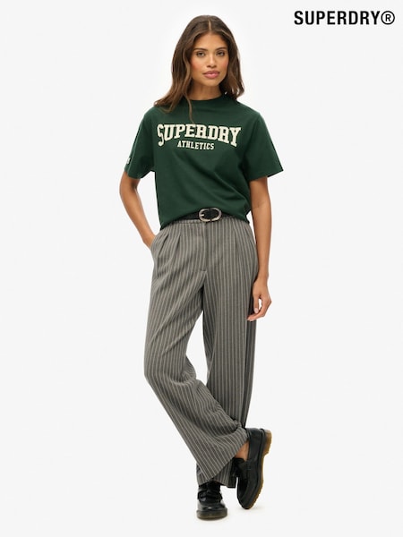 Superdry Green Athletic Essentials Oversized T-Shirt (V16254) | €38
