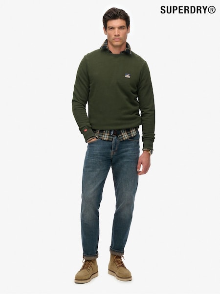 Superdry Green Great Outdoors Embroidered  Sweat Top (V16261) | €76