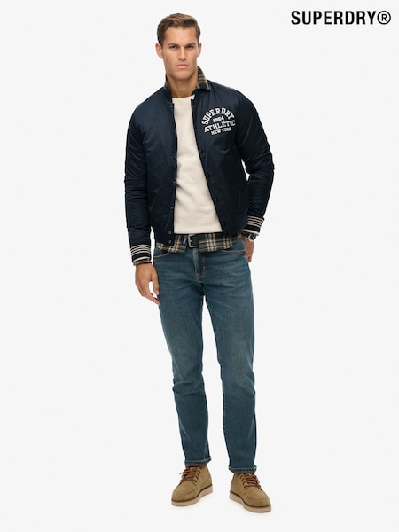 Superdry Blue Athletic Varsity Bomber Jacket (V16264) | €137