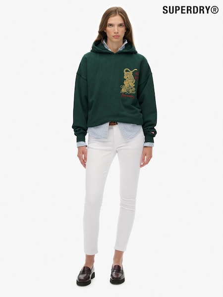 Superdry Green Tokyo Narrative Oversized Hoodie (V16268) | €80