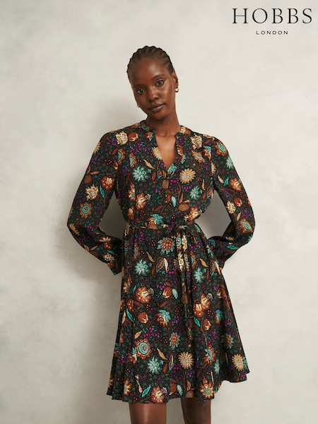 Hobbs Black Hailey Dress (V16301) | €178