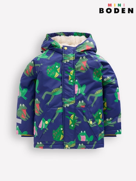 Boden Blue Borg Lined Anorak (V16453) | €76 - €86