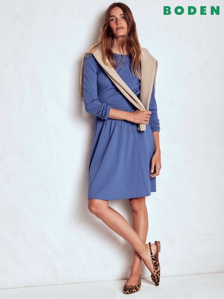 Boden Blue Mila Short Jersey Dress (V16455) | €101