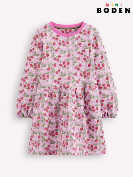 Boden Pink Dark Loopback Sweat Dress (V16474) | €42 - €50