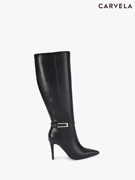 Carvela Black Blanca Knee Boots (V16626) | €164