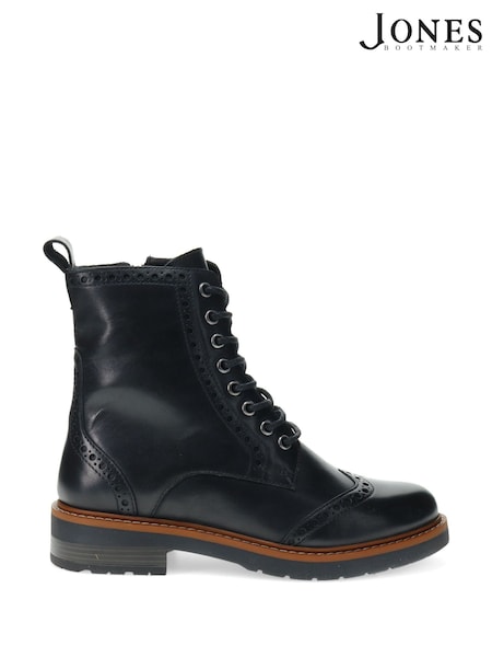 Preto - Jones Bootmaker Noho Brogue Boots (V17064) | R$ 1.085