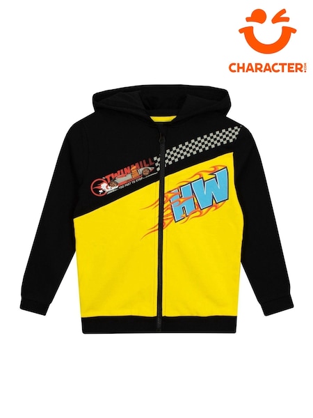Character Black Hot Wheels Zip Hoodie Too Fast To Stop (V17148) | €25