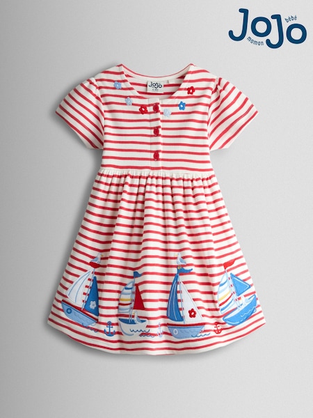 JoJo Maman Bébé Red Dress (V17159) | €27.50 - €31.50