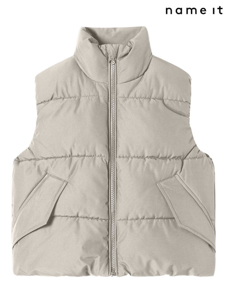 Name It Grey Padded Gilet (V17258) | AED134
