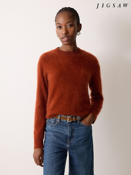 Jigsaw Brown Halo Cashmere Jumper (V17313) | €287