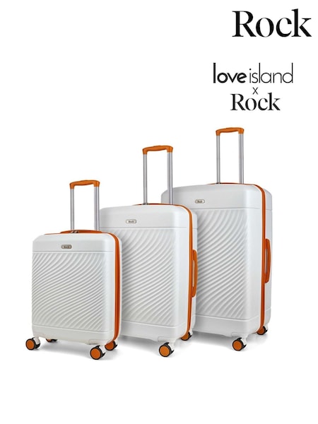 Weiß-orange - Rock Luggage Love Island 3 Piece Set Suit (V17592) | 328 €
