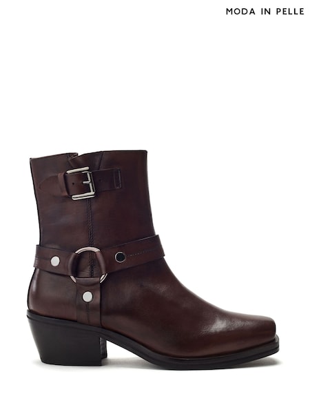Moda in Pelle SH Gee Moto Ankle Boots (V17778) | R$ 1.375