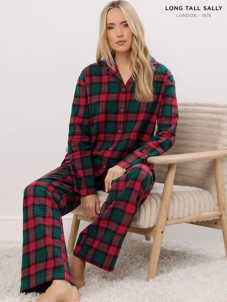 Long Tall Sally Red Check Pyjamas Set (V18062) | €50