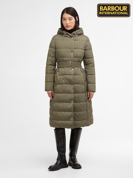 Barbour® International Green Track Line Puffer Jacket (V18094) | €344