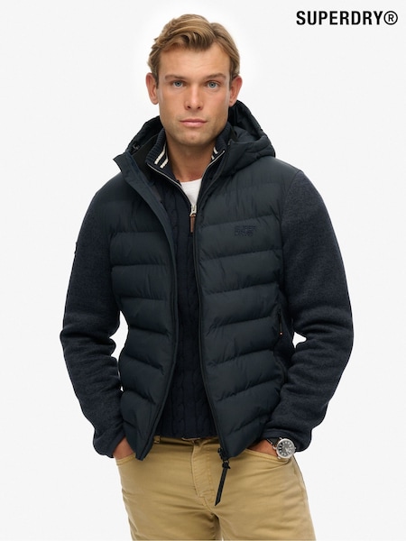 Superdry Hooded Storm Knit Hybrid Jacket (V18494) | R$ 940