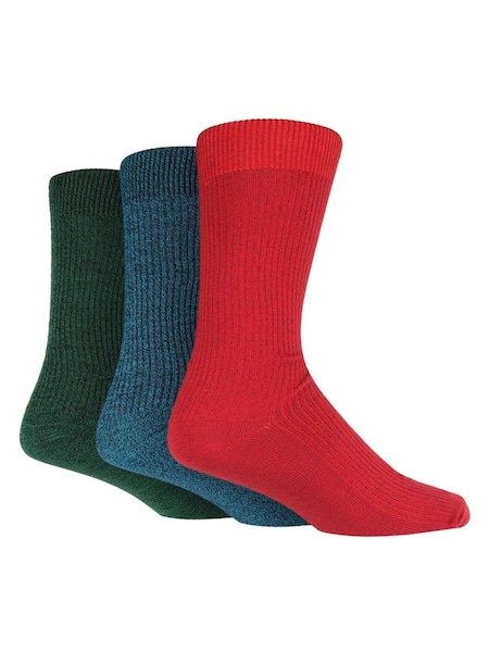 Glenmuir Red Super Soft Leisure Socks 3 pack (V18652) | €15.50