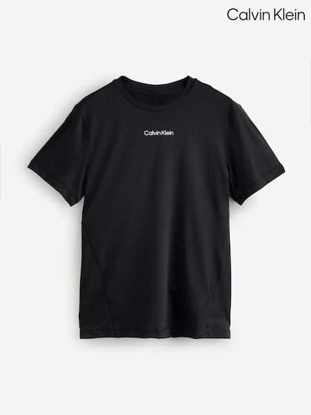 Calvin Klein Black Breathable Quick-Dry Gym T-Shirt (V18792) | €54