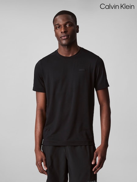 Calvin Klein Black Breathable Anti-Wrinkle Travel T-Shirt (V18794) | €78