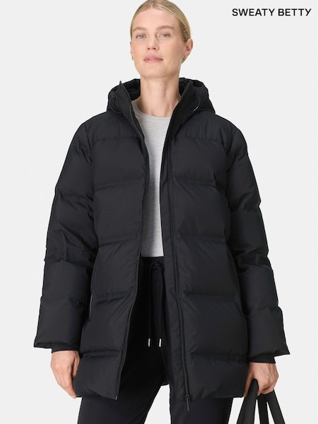 Sweaty Betty Black Nimbus Mid Waterproof Puffer (V18944) | €474