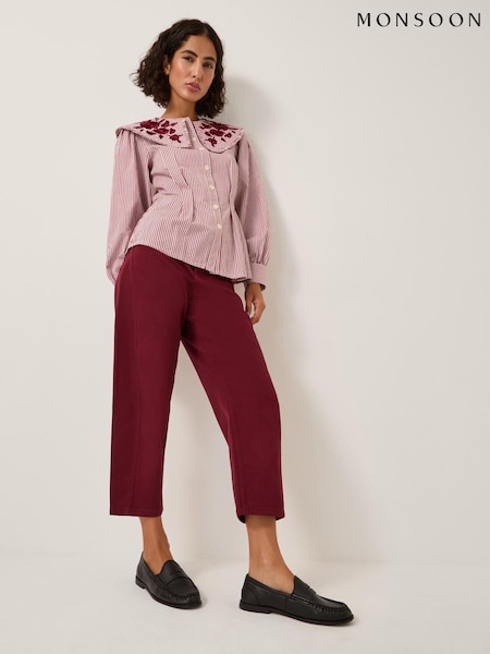 Monsoon Red Leah Barrel Jeans (V19087) | €91