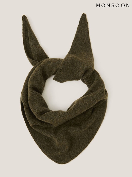 Monsoon Green Fae Knitted Neckerchief (V19092) | 129 QAR