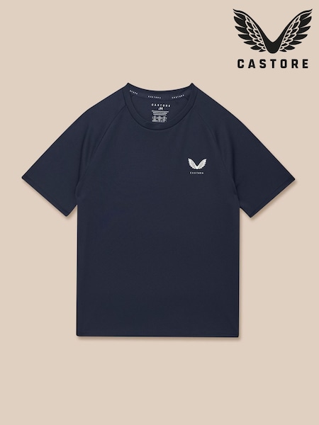 Castore Blue Short Sleeve T-Shirt (V19126) | AED105