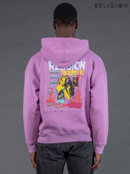Religion Purple Acid Ripper Hoodie (V19538) | 322 QAR
