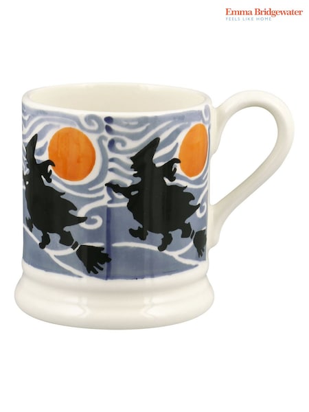 Emma Bridgewater Cream The Wise Witches Halloween 1/2 Pint Mug (V19702) | €34