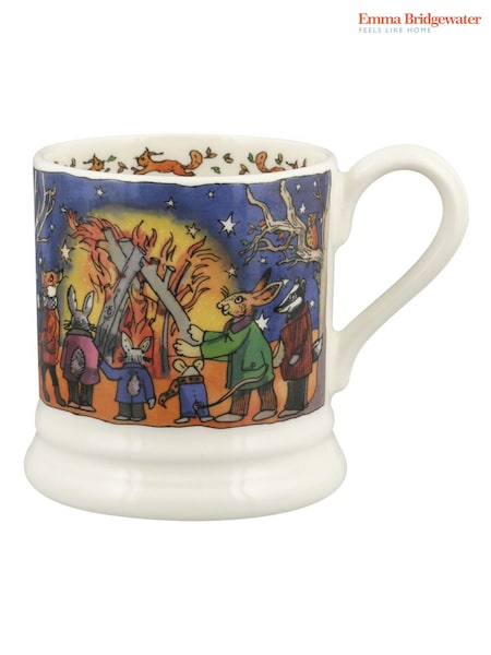 Emma Bridgewater Cream Bonfire Night 1/2 Pint Mug (V19724) | €34