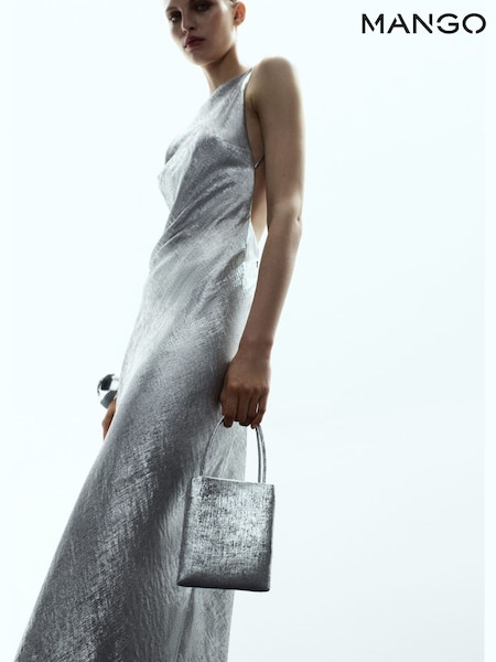Mango Silver Mini Shopper Bag (V19966) | €37