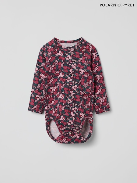 Polarn O. Pyret Ditsy Floral Print Babygrow (V20210) | ‏83 ر.ق.