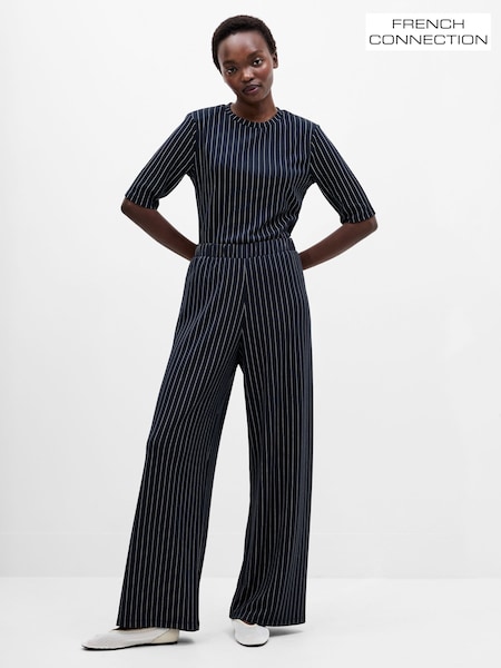 French Connection Blue Regina Jersey Trousers (V20216) | €90