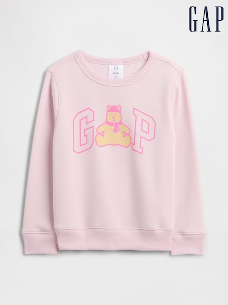 Gap Pink Logo Sweatshirt (6mths-5yrs) (6mths-5yrs) (V20587) | €19