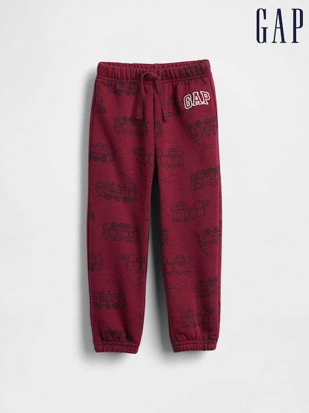 Gap Red Relaxed Logo Pull On Joggers (6mths-5yrs) (6mths-5yrs) (V20676) | €18.50