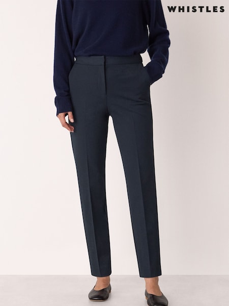 Whistles Blue Lily Cigarette Trousers (V20734) | €131