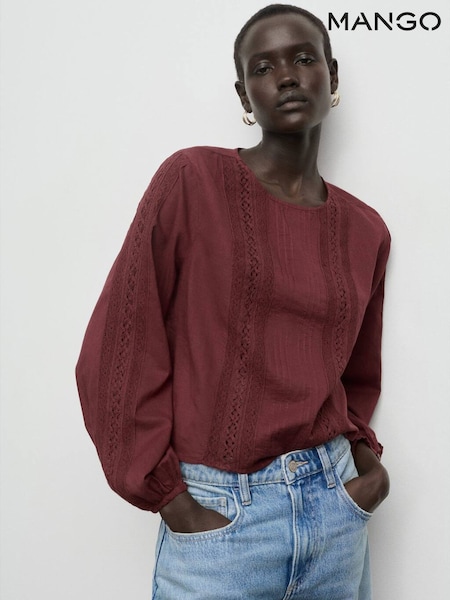 Mango Red Blouse Peony (V20737) | €59