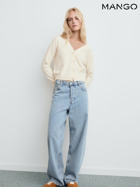Mango White Lady Cardigan (V20785) | €45