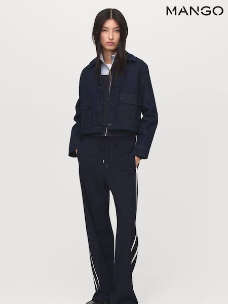 Mango Blue Massim Trousers (V20873) | €63